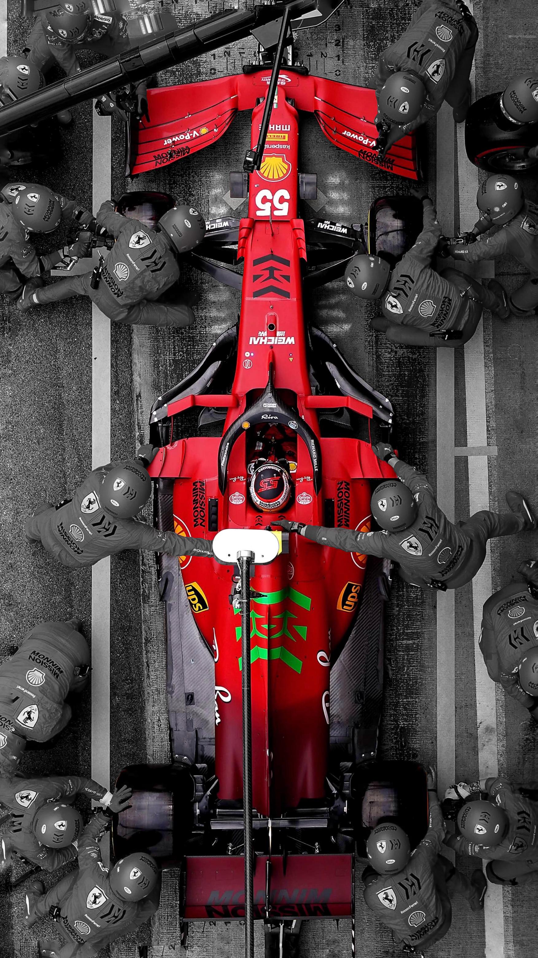 Carlos Sainz (Ferrari SF21) Mobile wallpaper [3117x1753]: F1Porn