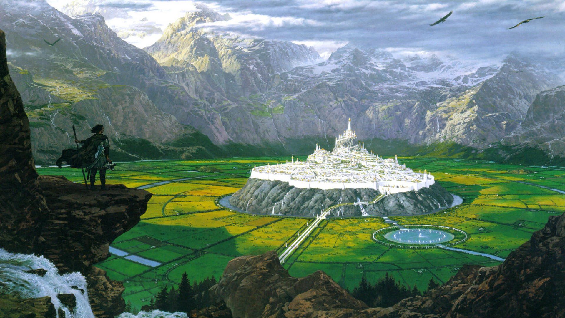 Gondolin by Ted Nasmith: lotr