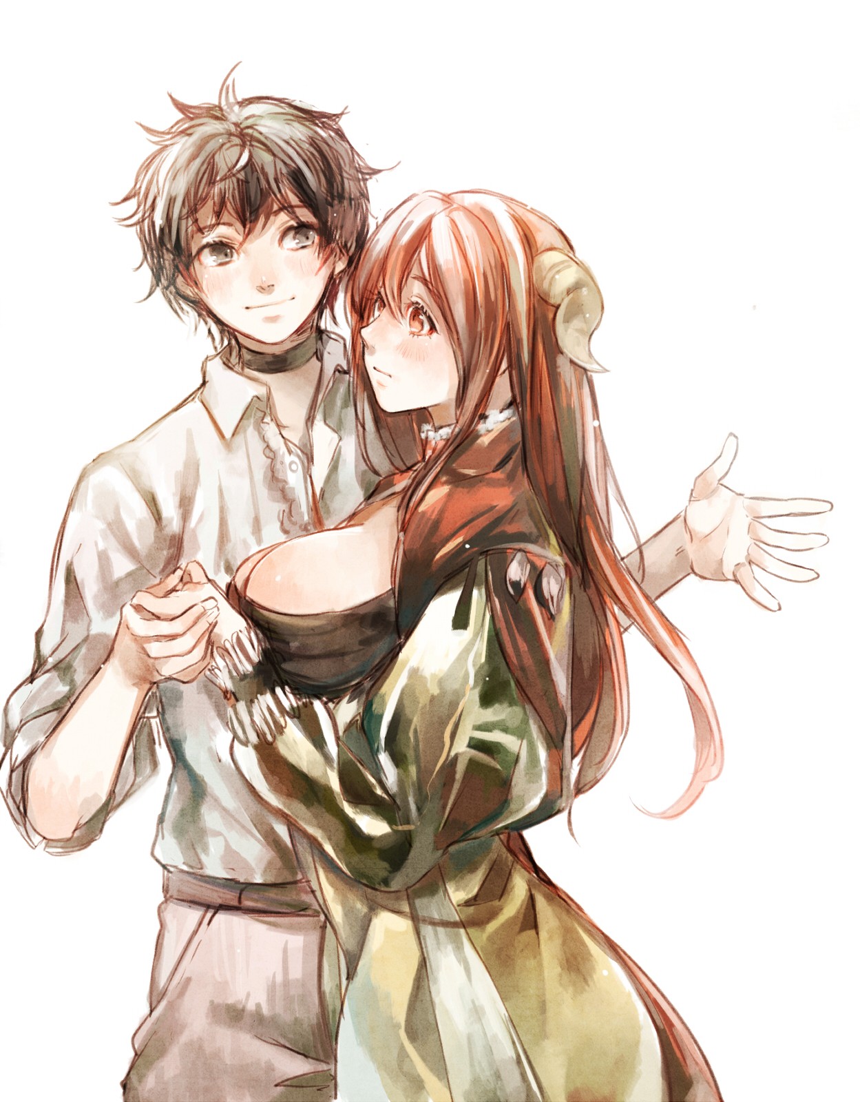 Wallpaper, Maoyuu Maou Yuusha, Maou Maoyuu Maou Yuusha, anime girls, big boobs 1249x1600