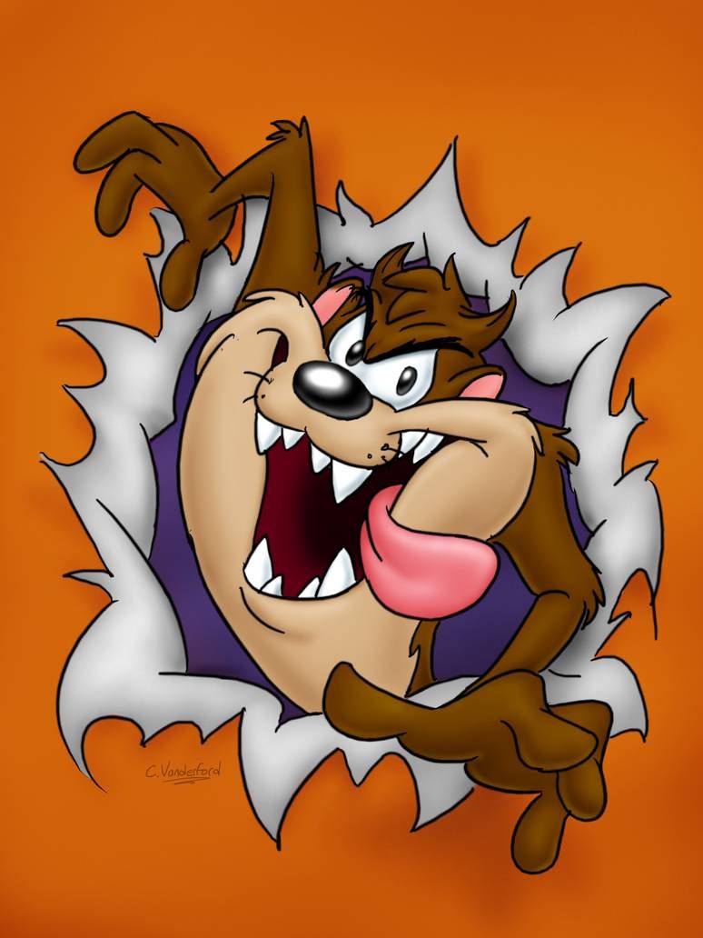 Tasmanian devil cartoon