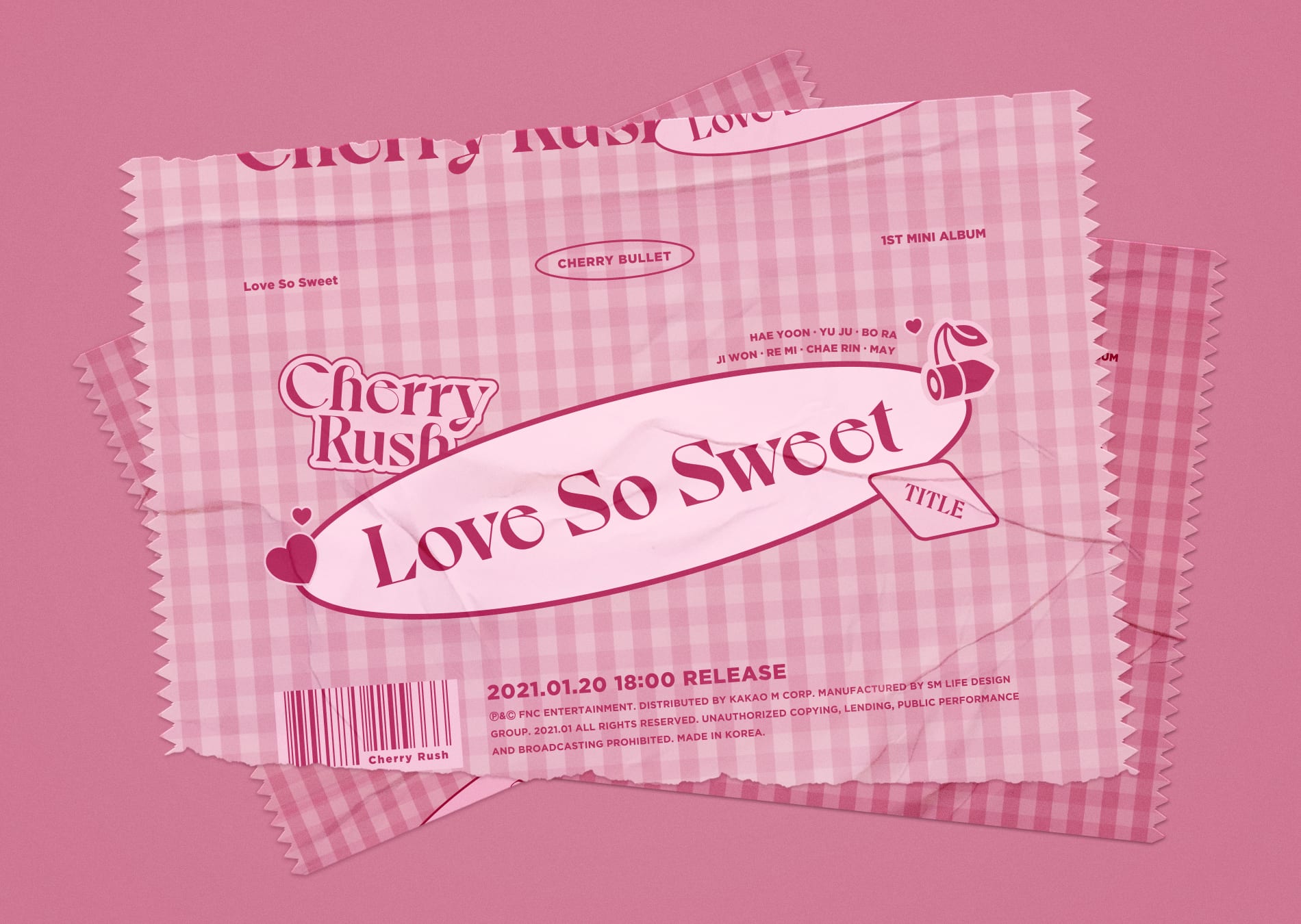 Cherry Bullet Unveils Title Poster for 'Love So Sweet' For Their Comeback on the 20th