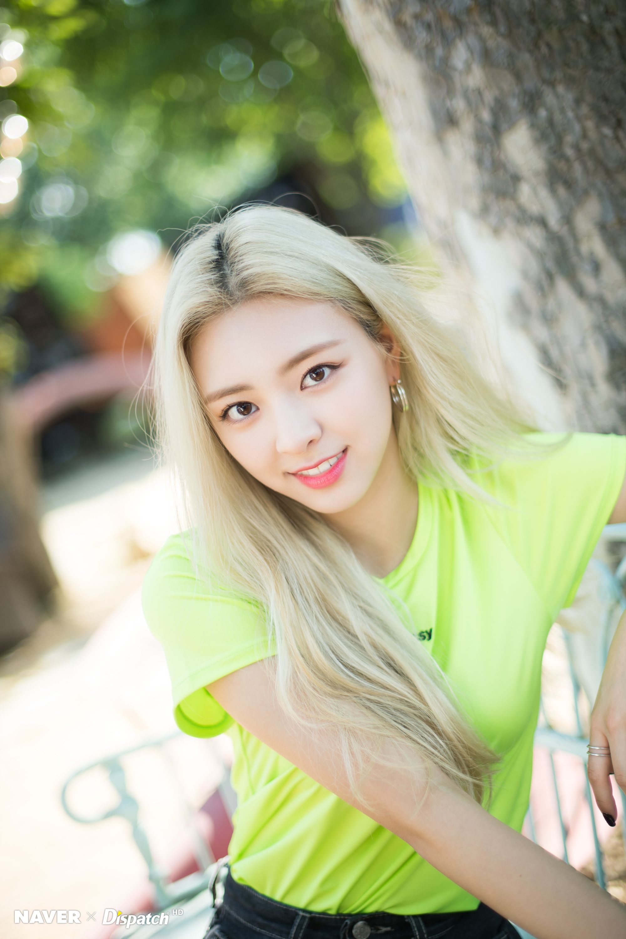 ITZY Yuna'z ICY promotion photohoot by Naver x Dispatch