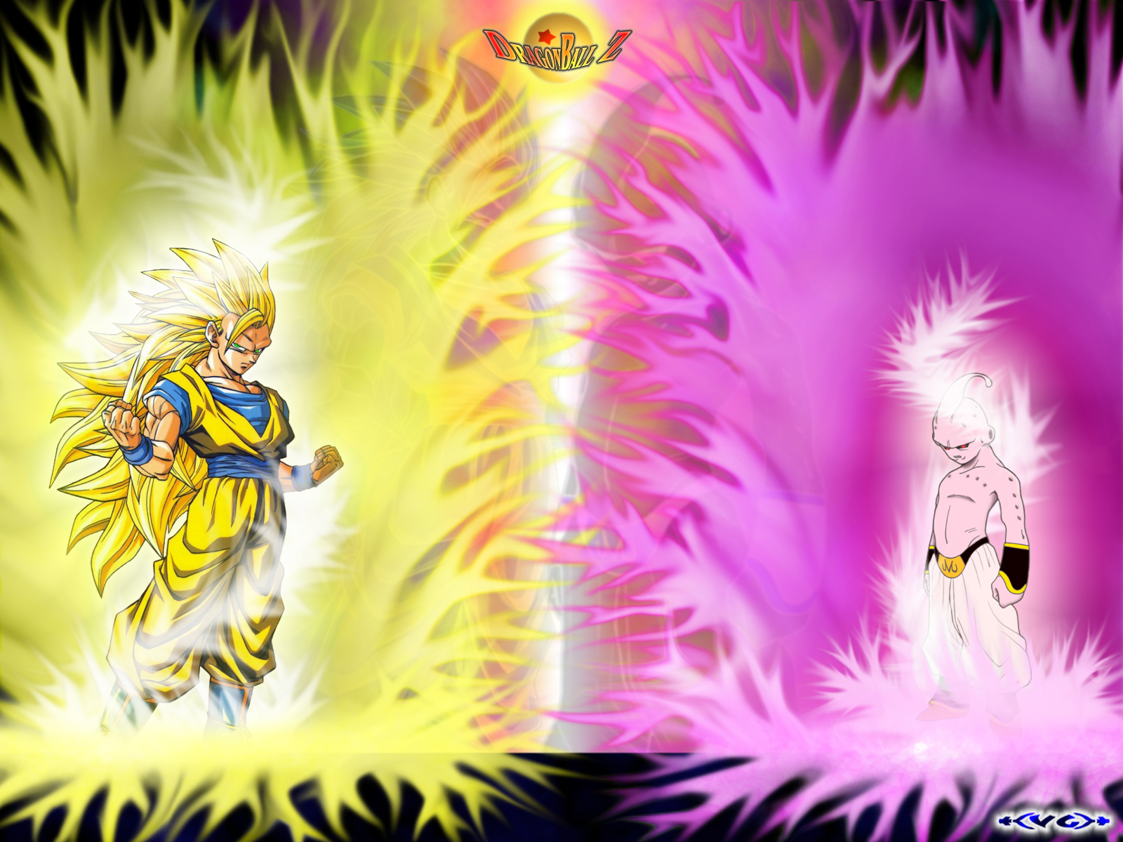 Dragon Ball Wallpaper: Goku VS Buu