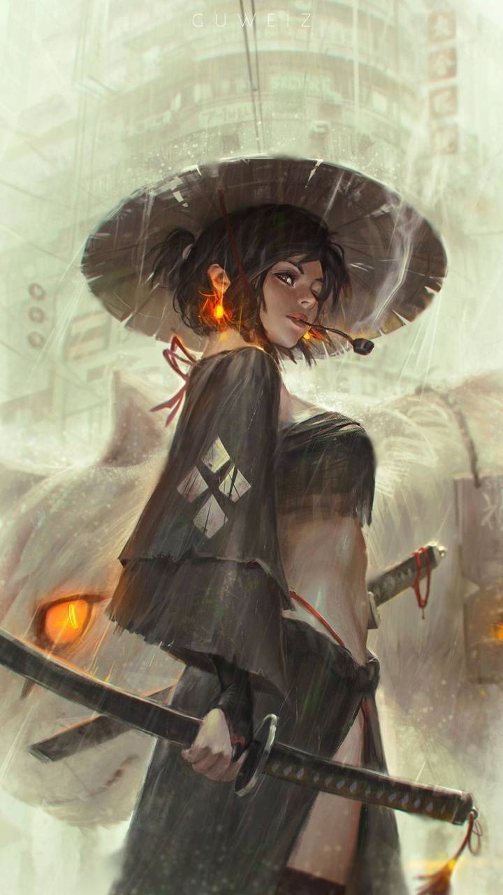 Wallpaper Anime Girl Samurai Top Wallpaper
