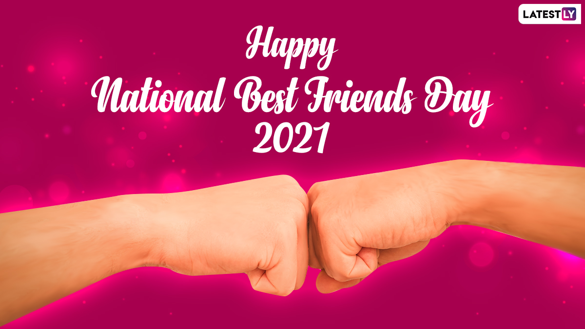 National Best Friends Day (US) 2021 Image, Wishes & Greetings: Quotes on Friendship, WhatsApp Messages and HD Wallpaper To Celebrate With Your BFF