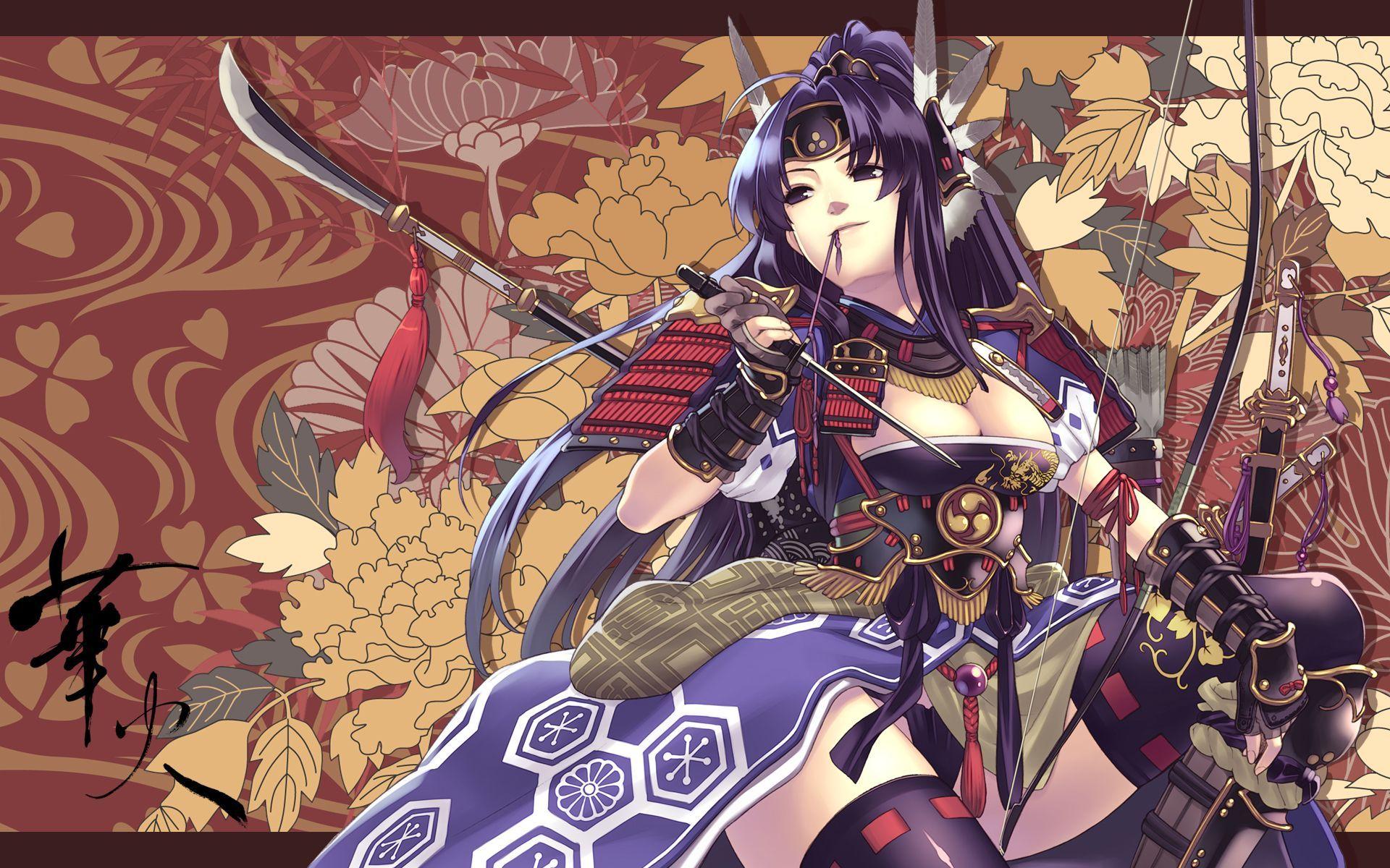 Anime Female Samurai Wallpaper Free Anime Female Samurai Background