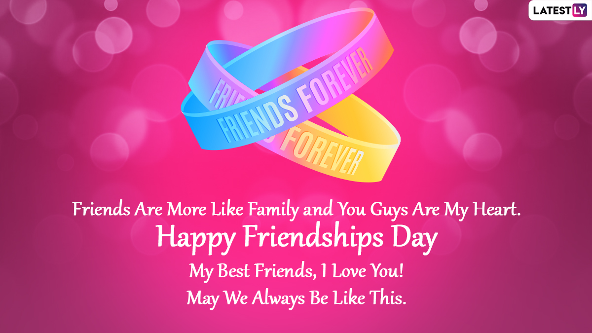 Friendship Day 2021 Greetings & HD Image: WhatsApp Stickers, GIF Greetings, Quotes About Friendship and Wallpaper for BFFs!