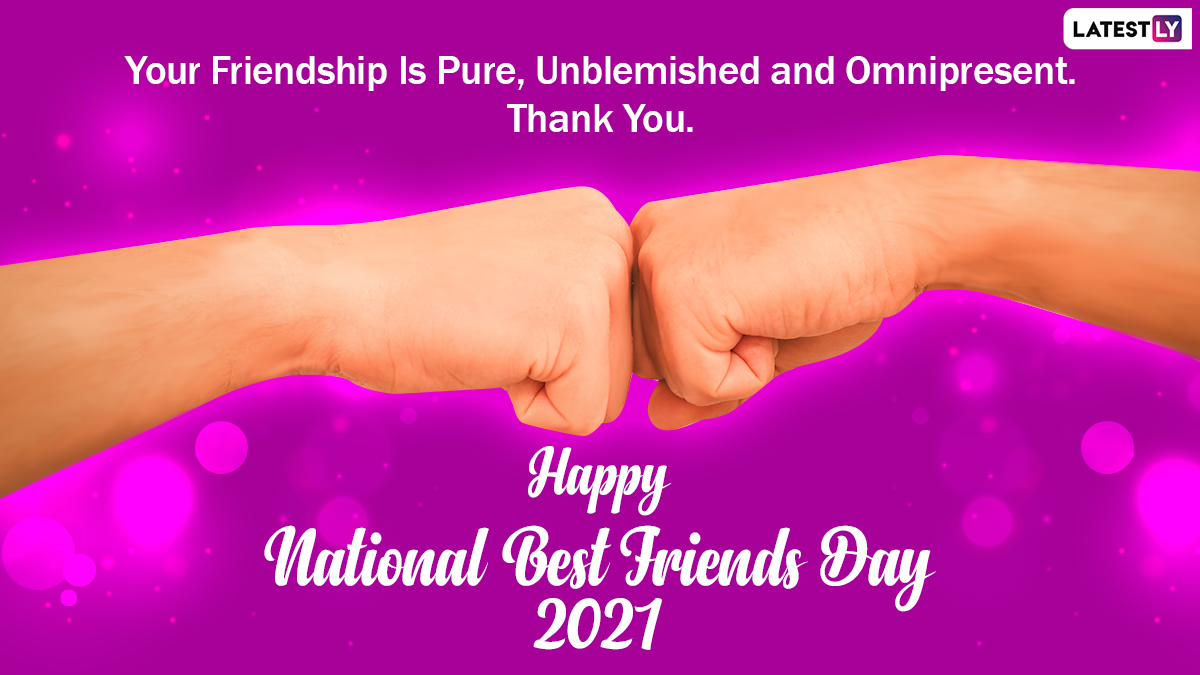 Send National Best Friends Day 2021 Wishes, Greetings and Quotes on Friendship to Your BFF