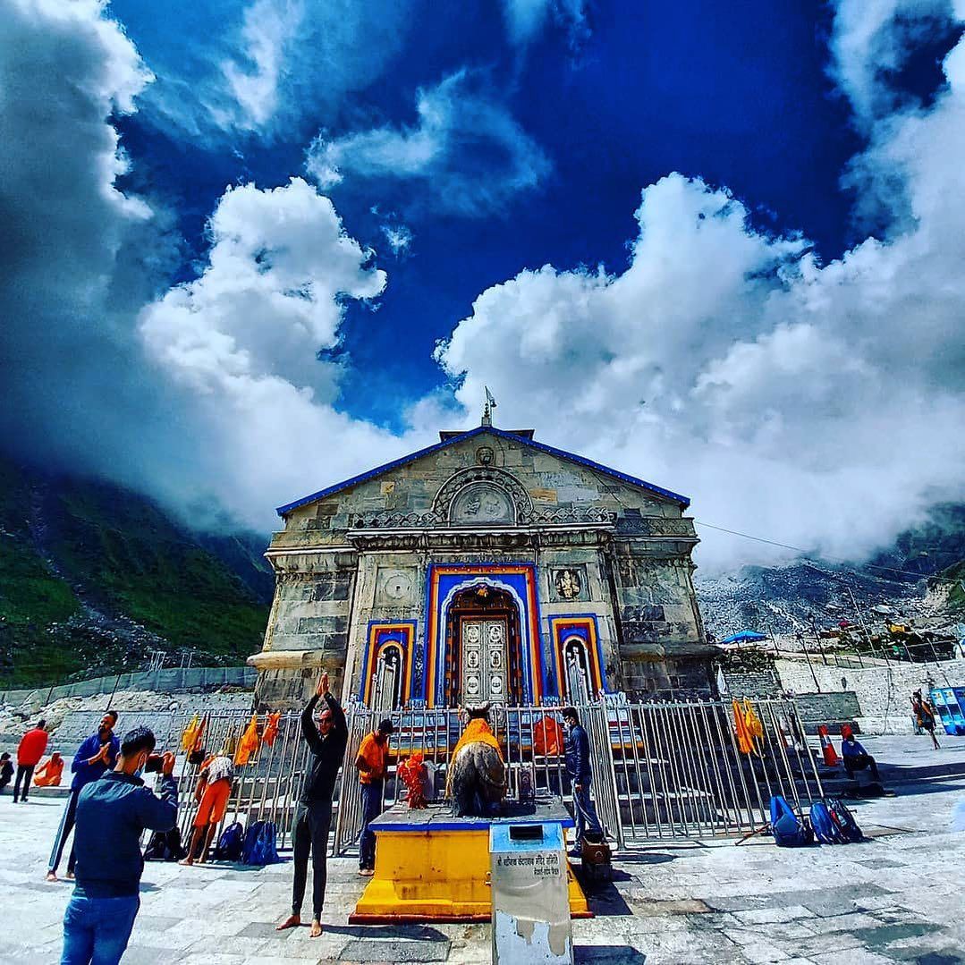 Badrinath, one of the holy pilgrimage center for the Hindus, Uttarakhand,  India Stock Photo - Alamy