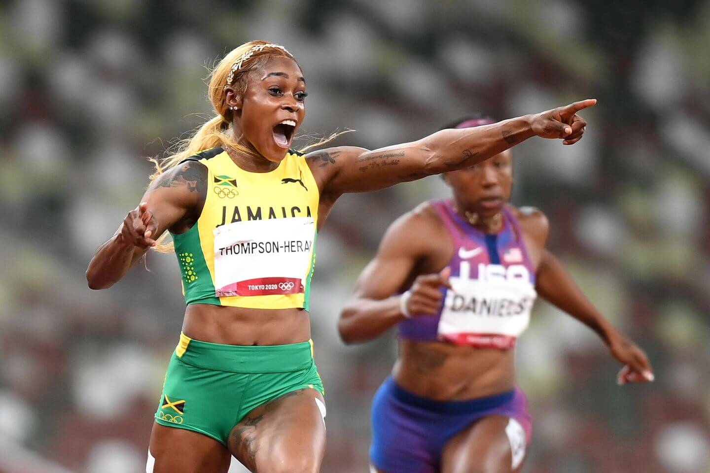 Olympics: Elaine Thompson Herah Wins Gold As Jamaica Sweeps Women's 100m