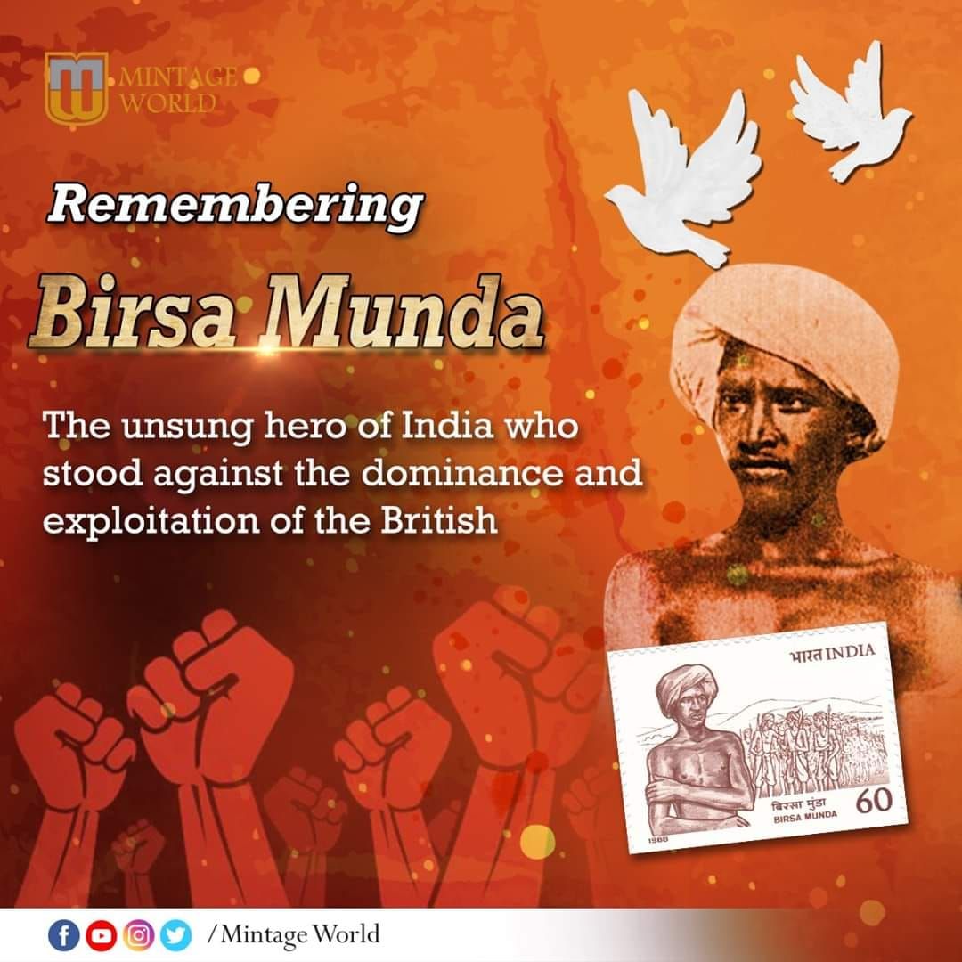 Birsa Munda Unsung Hero of India. Unsung hero, Hero, India