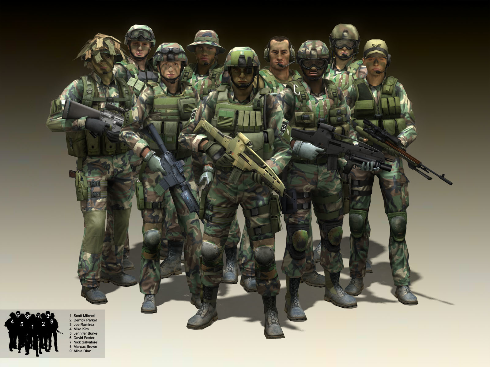 Task Force 141 vs Ghost Recon
