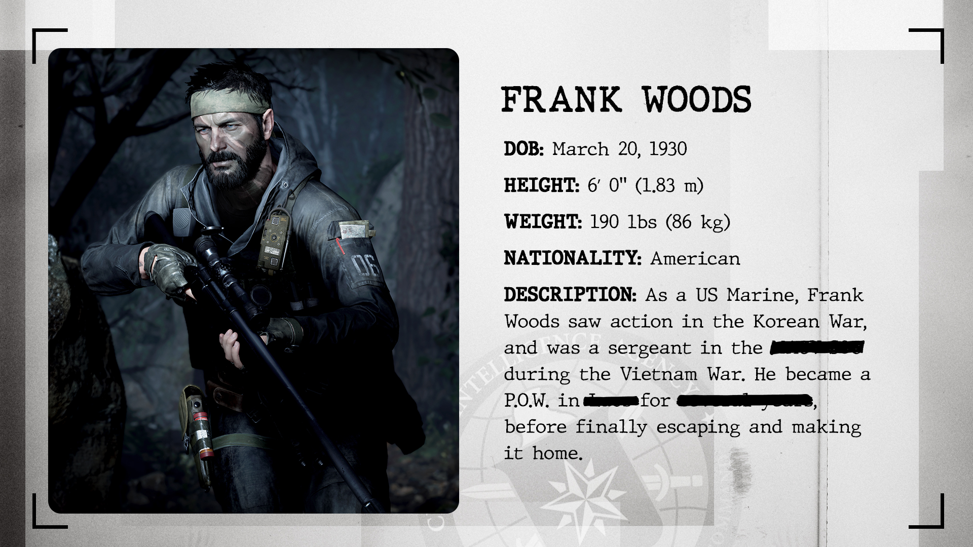 Call of Duty Woods: Reliable, fearless, and very hard to kill