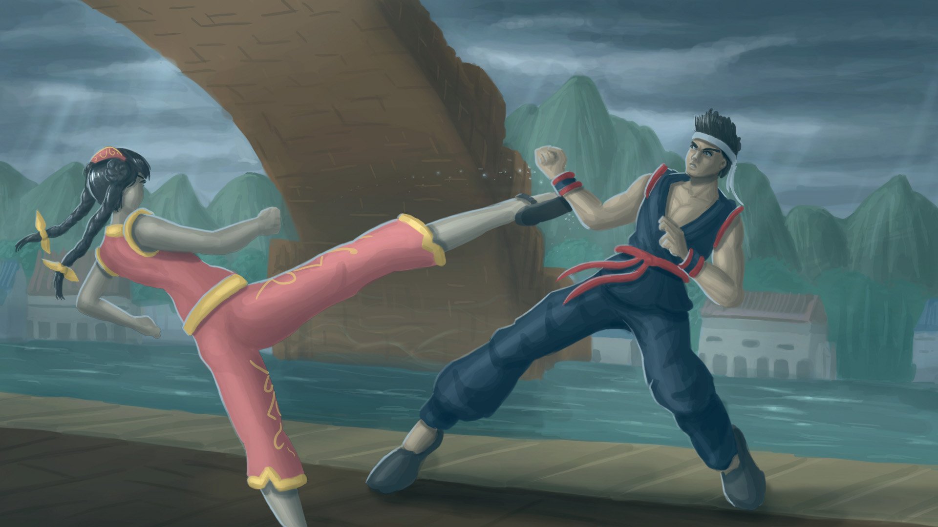 Virtua Fighter 2 HD Wallpaper and Background Image