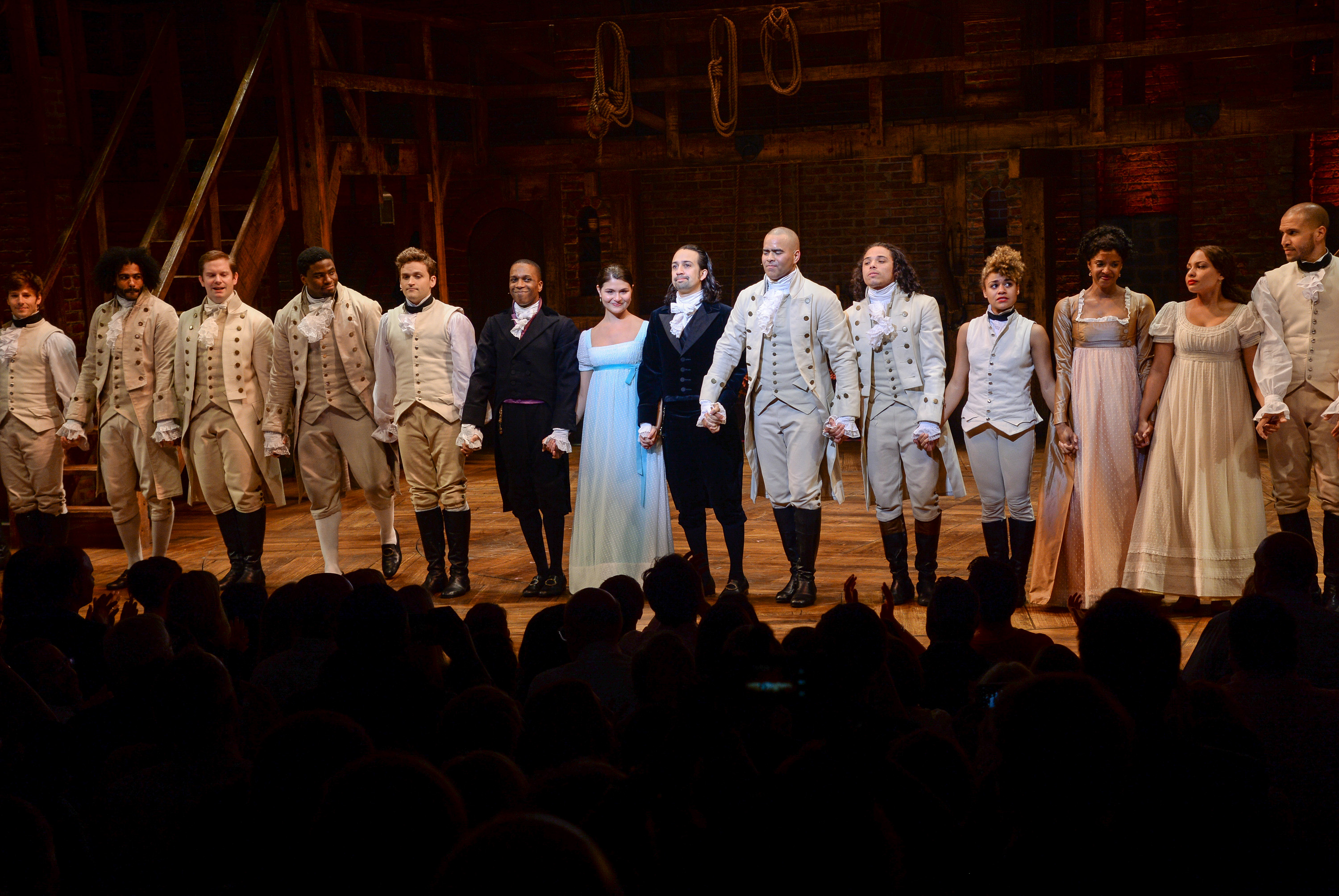 Review: Revolutionary 'Hamilton' arrives at an uneasy time