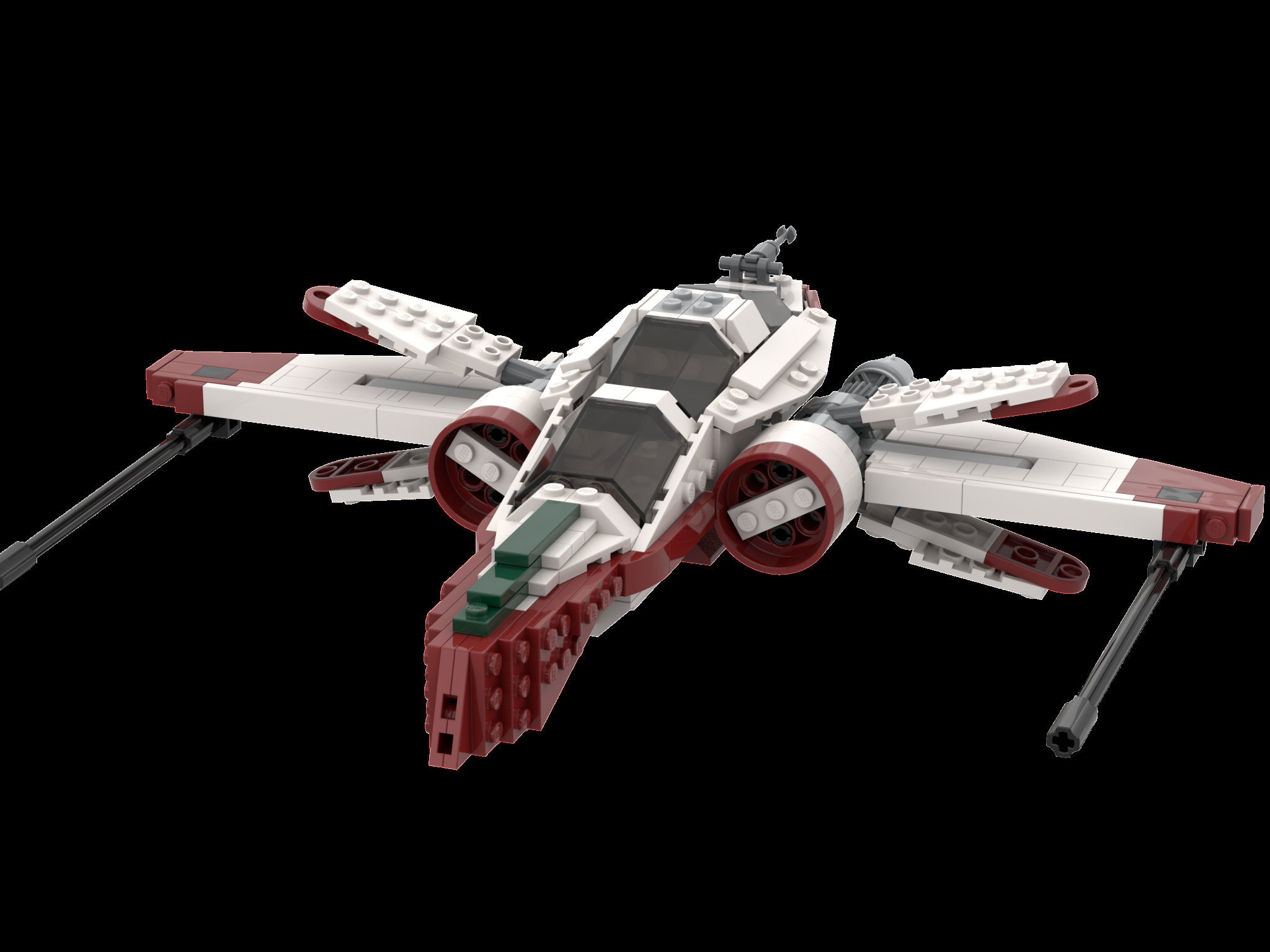 Custom LEGO ARC 170 Starfighter Instructions ONLY