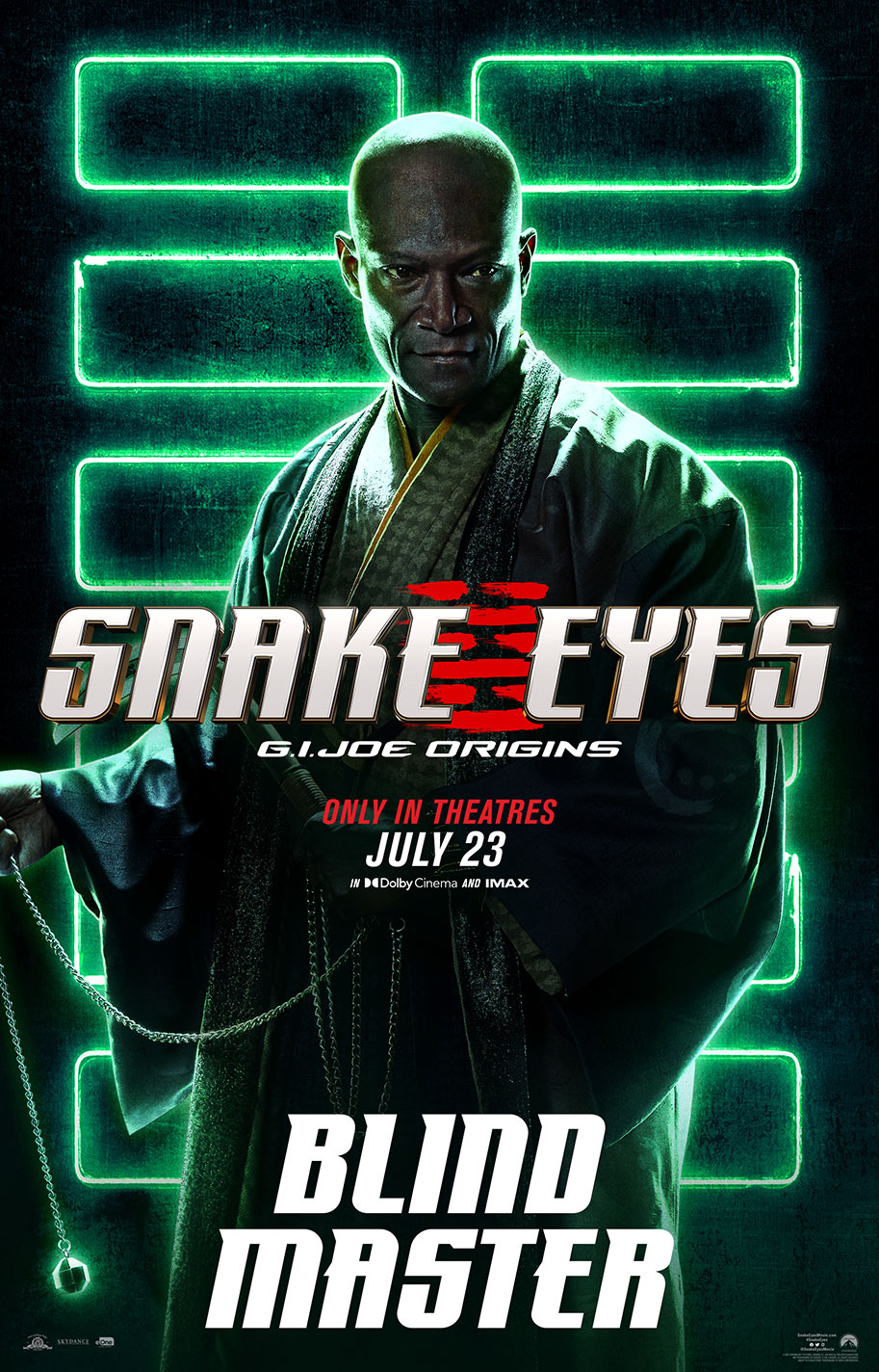 Snake Eyes: G.I. Joe Origins film gets new character posters