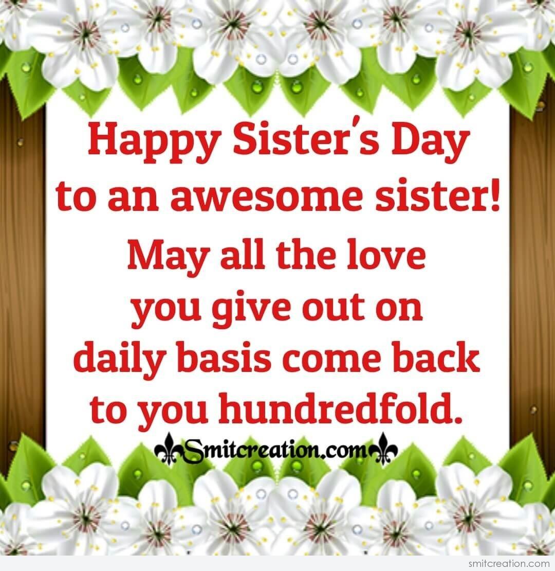 Sisters Day Image, Picture and Graphics