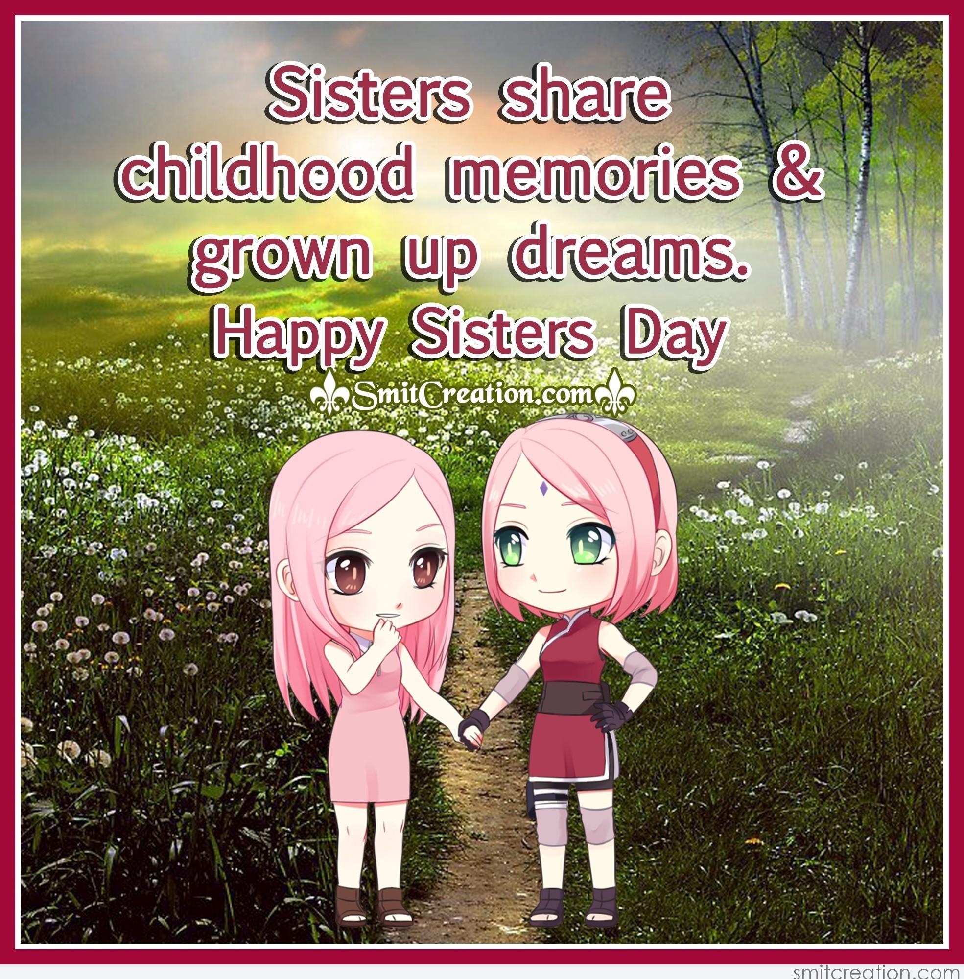 International Friendship Day. Sister Day. Childhood friend перевод.