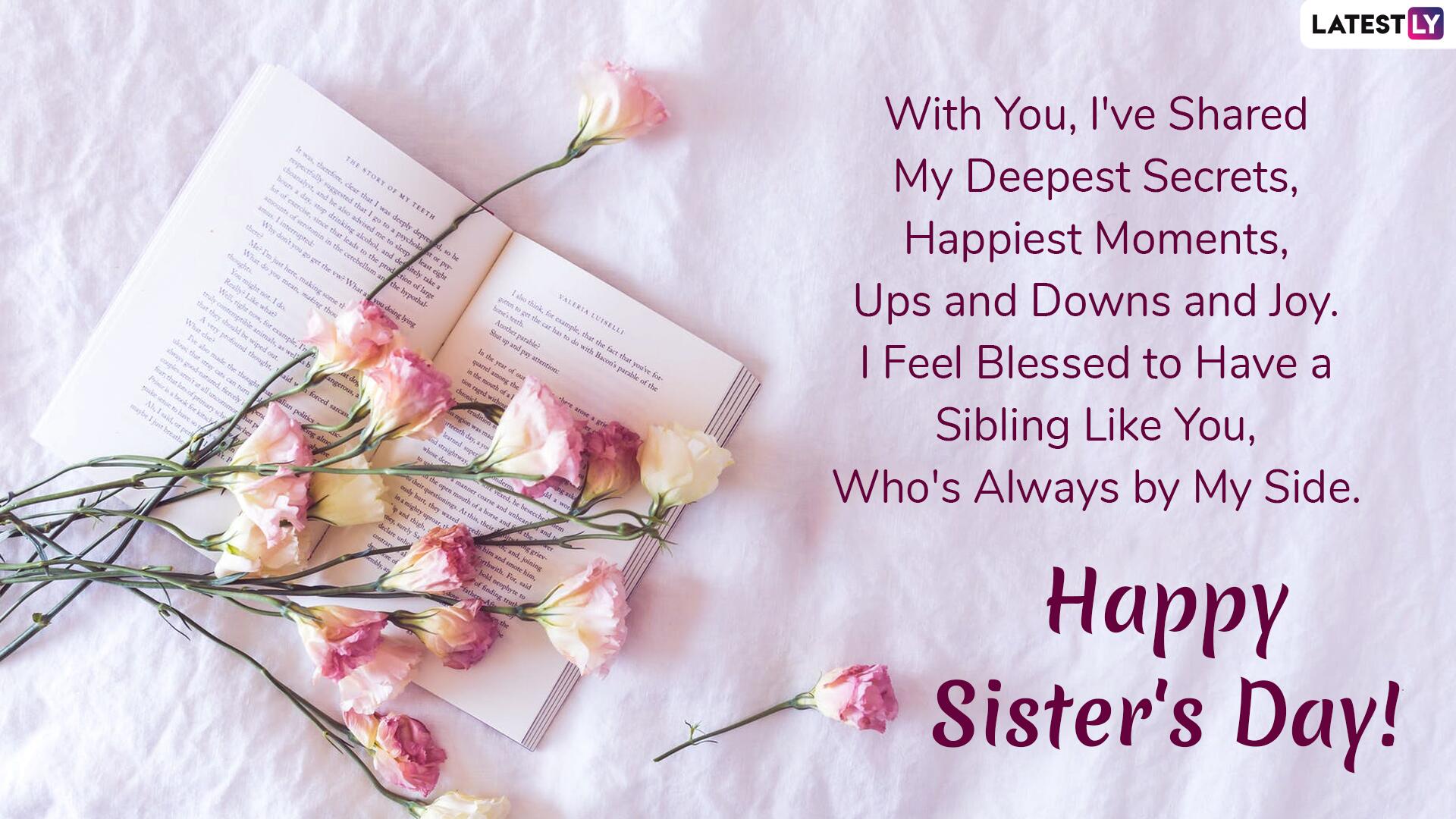 Happy Sister Day Image
