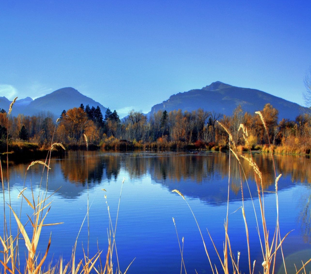 Wallpaper, autumn, lake, mountains, fall, Canon, landscape, photo, pond, Montana, mt, hamilton, picture, missoula, bitterrootvalley, rebelxti, sheldonphotography 1285x1133