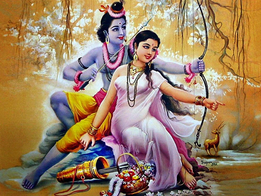 Ram Sita HD Wallpaper