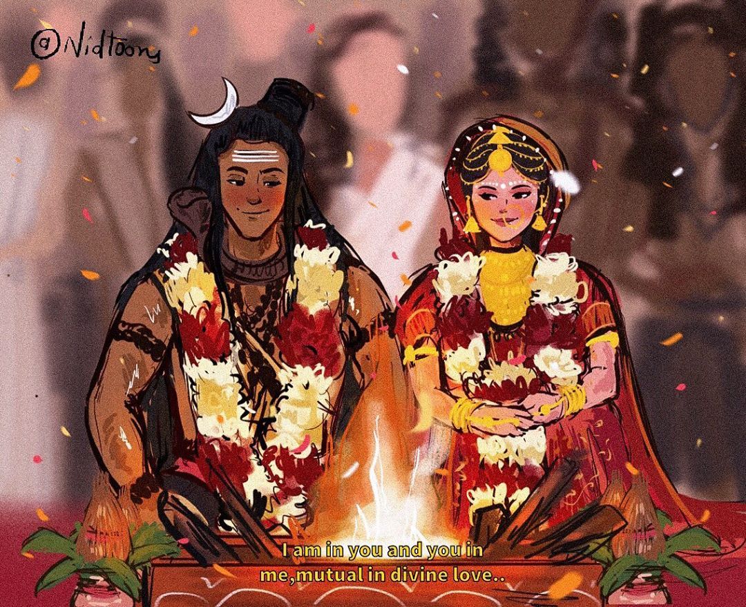 Mahadev Shiva Parvati Love Image