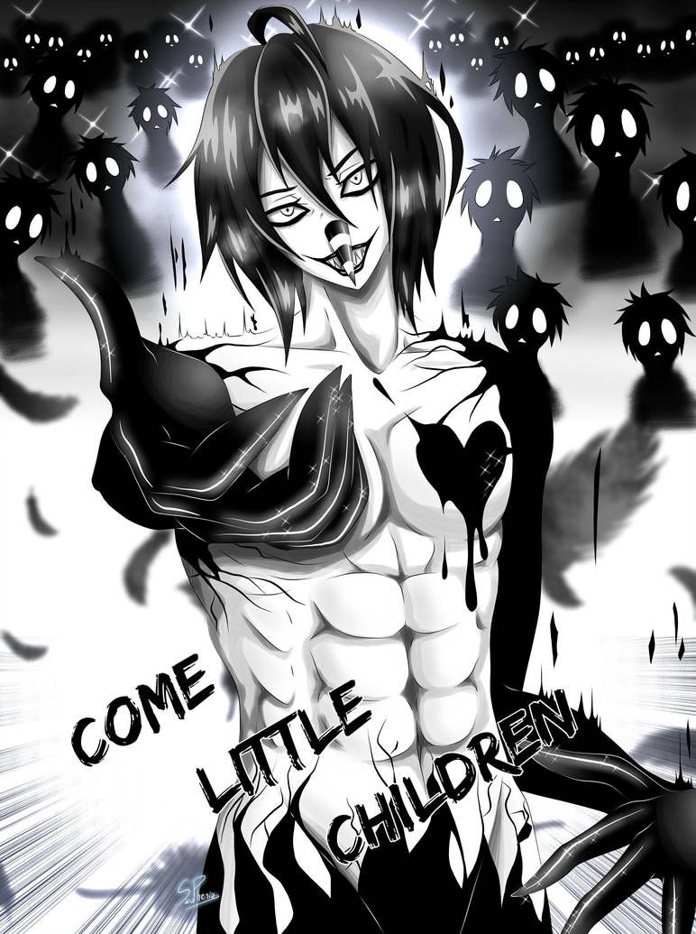 Laughing Jack Come Little Children by SarcaPhenia. Risonho, Jack risonho, Jack sem olhos