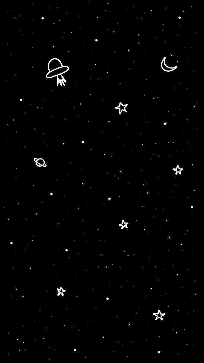 Doodle Space Wallpaper Free Doodle Space Background