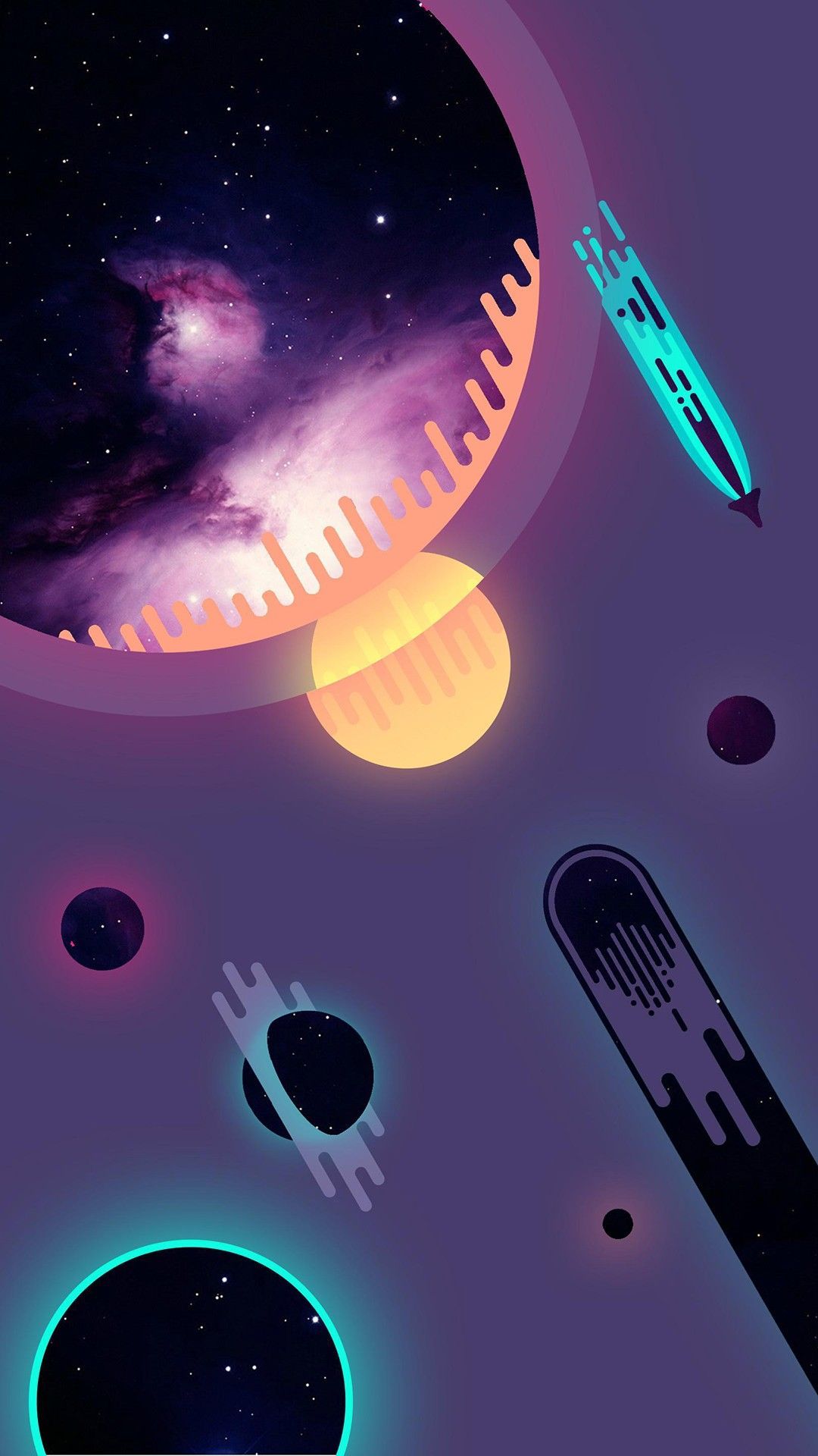 Pastel Space Doodle Wallpaper. Galaxy wallpaper, Space phone wallpaper, Cool background wallpaper