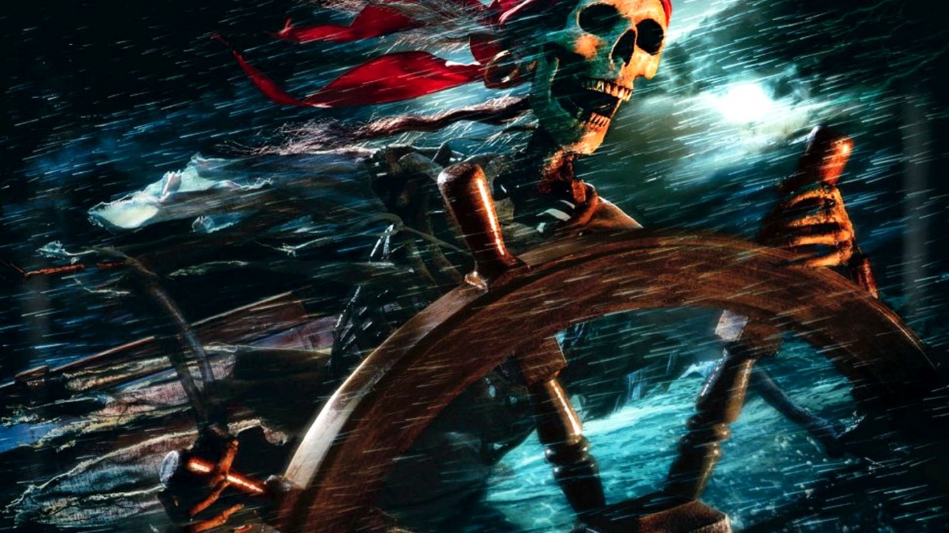 Pirates of the Caribbean Desktop wallpaper 1366x768
