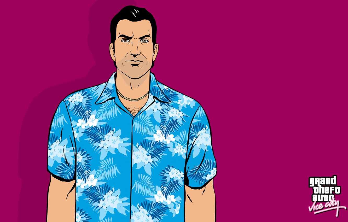 Wallpaper GTA, Rockstar, Tommy Vercetti, Grand Theft Auto, Vice City image for desktop, section игры