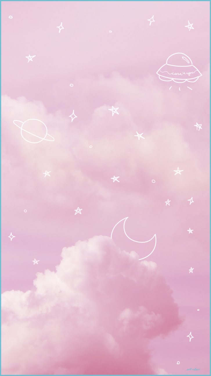 Wallpaper Pink Sky By Case10You ♥ #Pink #Sky #PinkSky #Space