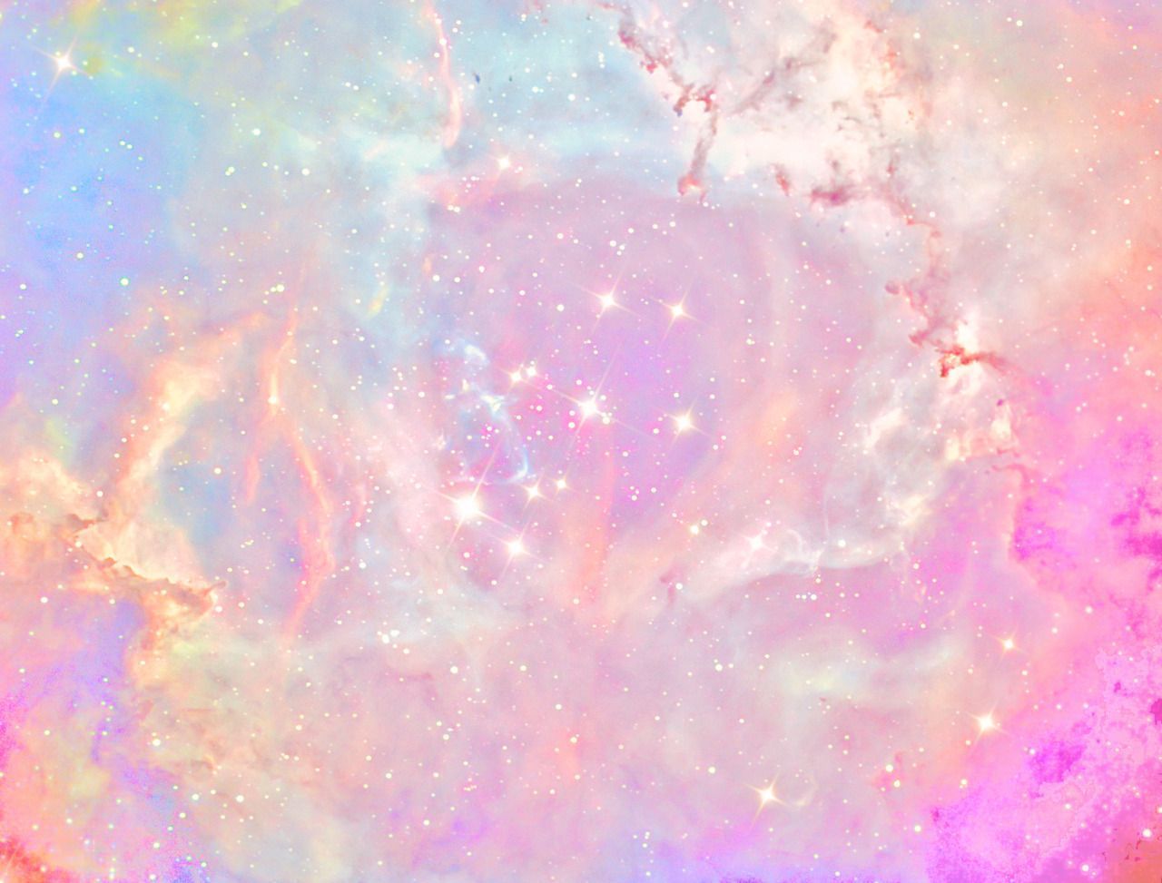 Pastel Galaxy Computer Wallpaper