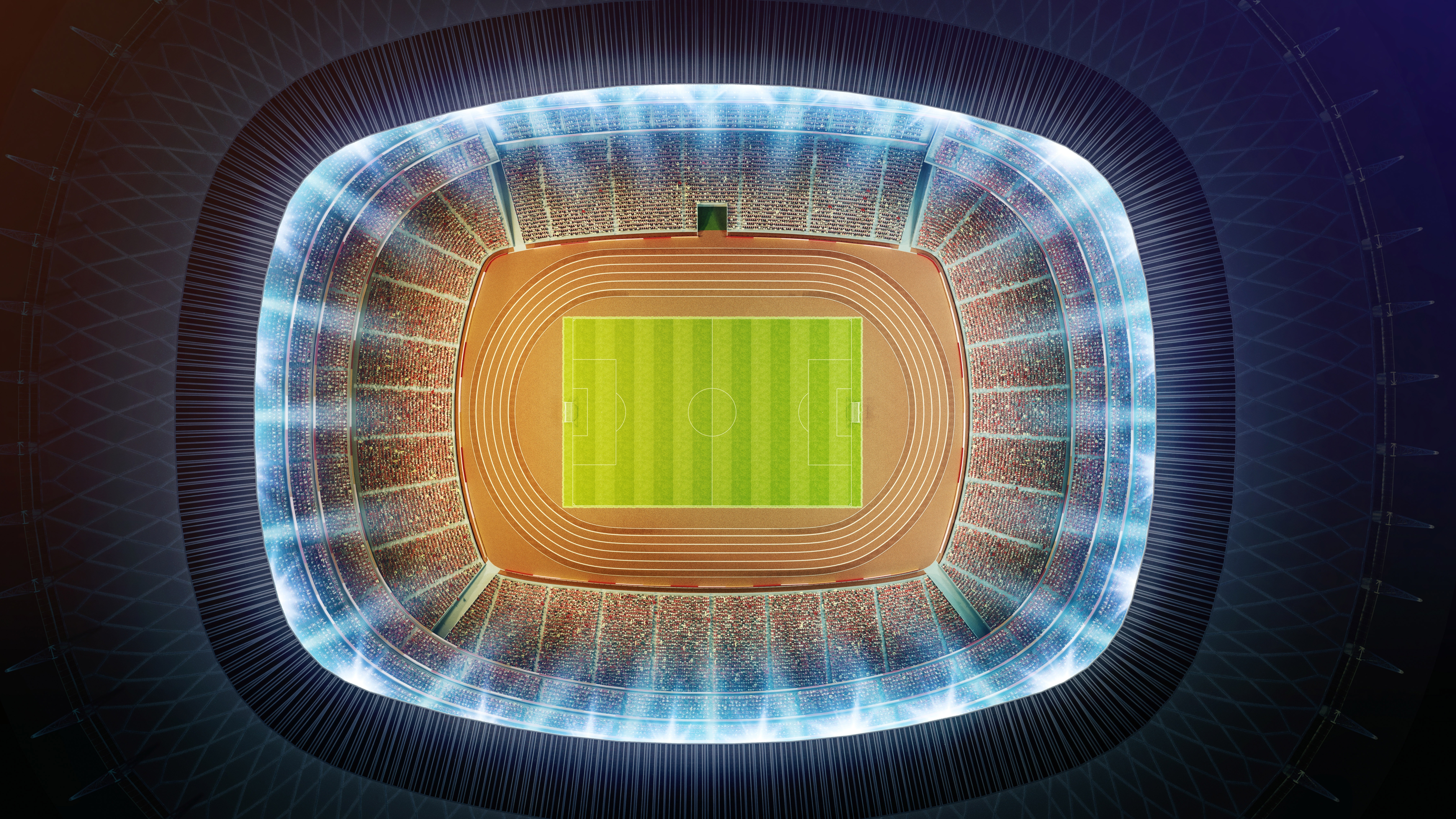 Soccer Stadium Top View 8k 8k HD 4k Wallpaper, Image, Background, Photo and Picture