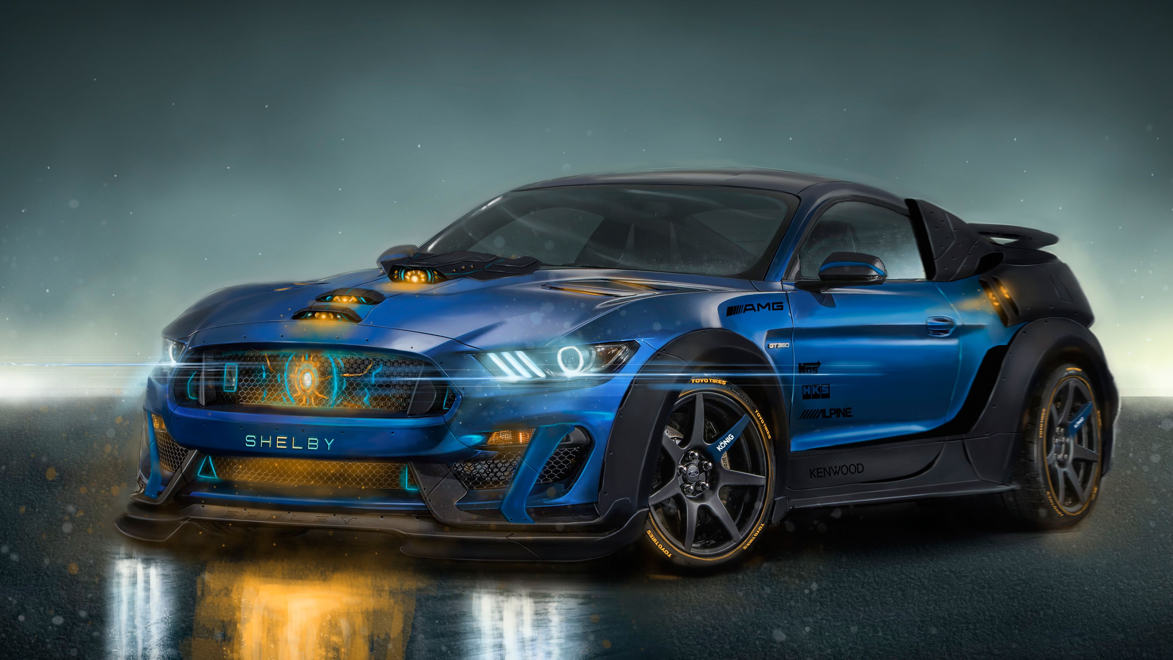 Shelby GT350R AMG Artwork Shelby Wallpaper, Hd Wallpaper, Digital Art Wallpaper, Wallpaper, Cars Wallpap. Shelby Gt350r, Car Wallpaper, Sports Car