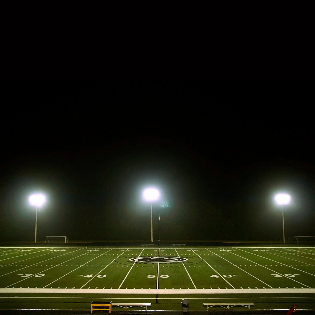 Football Field At Night