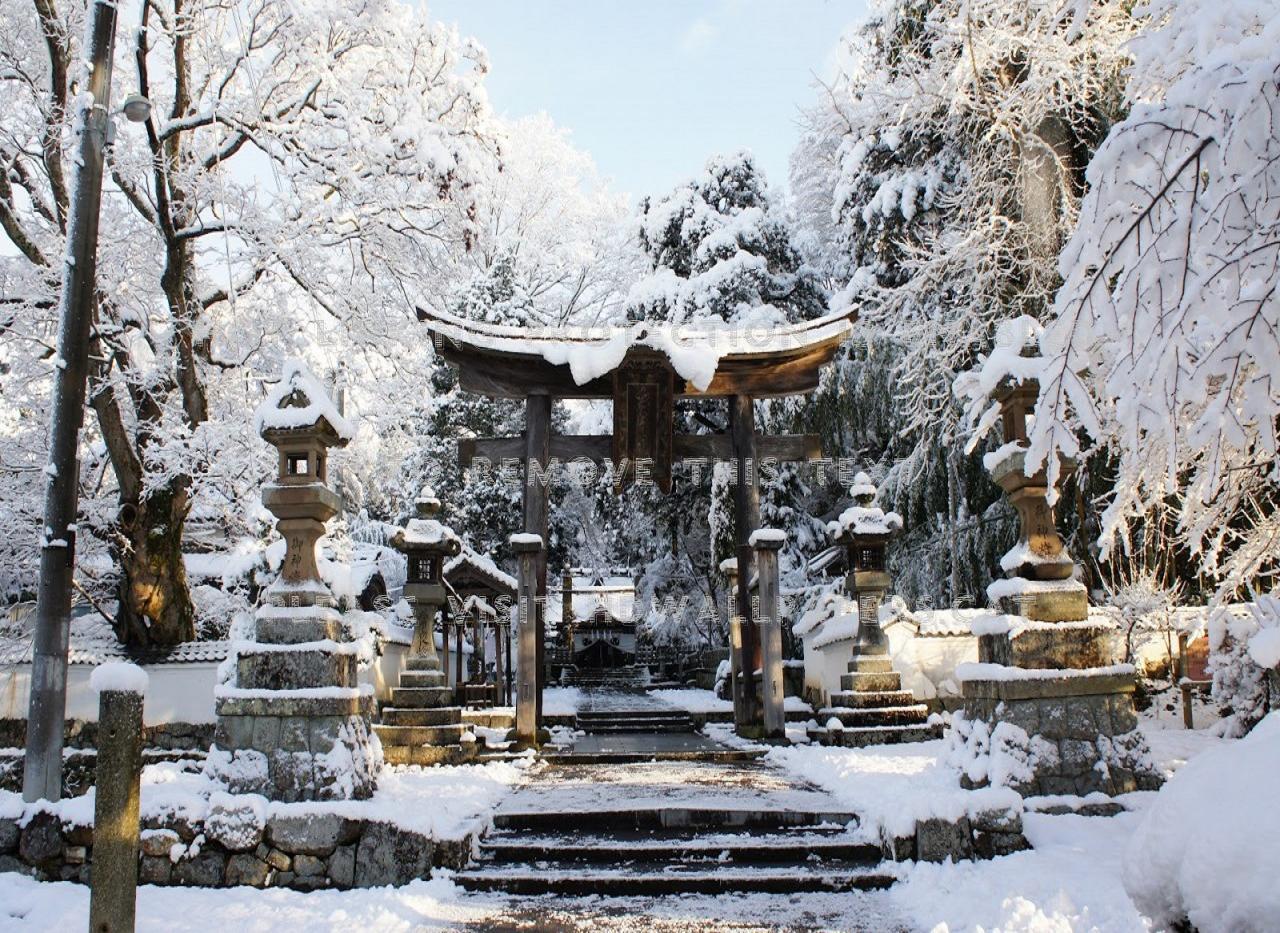 Japan Winter Desktop Wallpaper