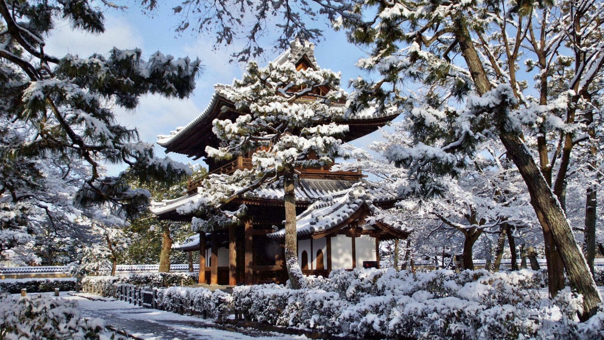 Japan, Kyoto, Snow, Winter HD Wallpaper & Background • 21365 • Wallur
