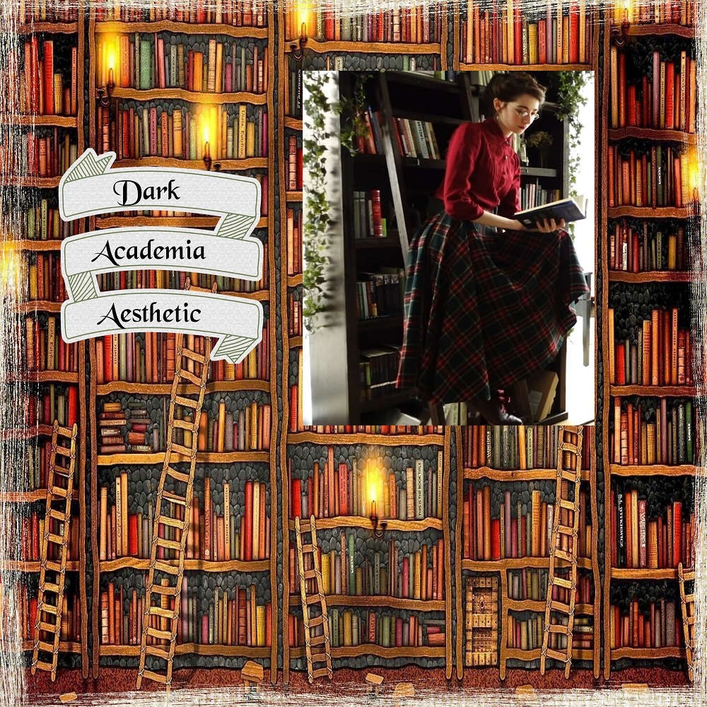 Dark Academia by Robynne Lozier. Pixel Scrapper Digital Scrapbooking