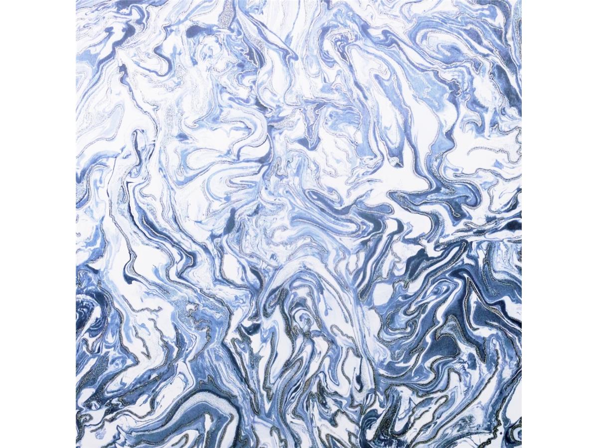 Arthouse Liquid Marble Glitter Wallpaper 693902 Navy