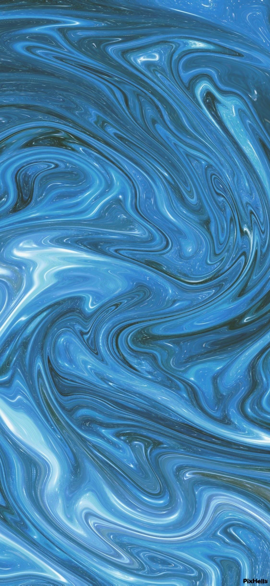Blue Liquid Wallpaper