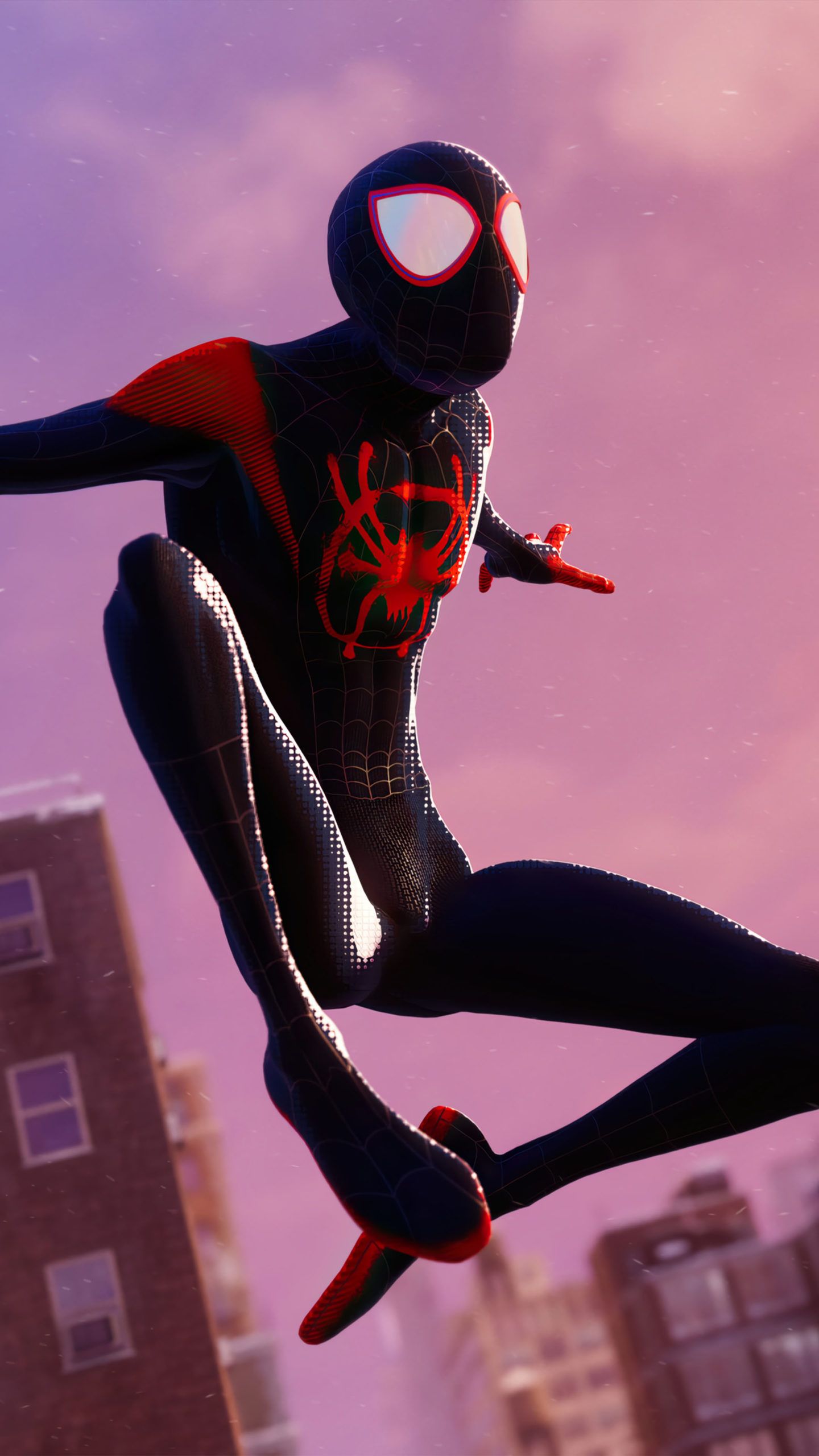 Spider Man Miles Morales Into The Spider Verse Suit 4K Ultra HD Mobile Wallpaper. Spiderman, Miles Morales Spiderman, Marvel Spiderman Art