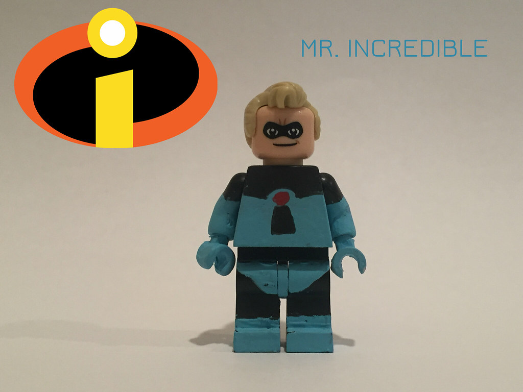 Mr. Incredible Blue Costume. From The 2004, Hit The Increi