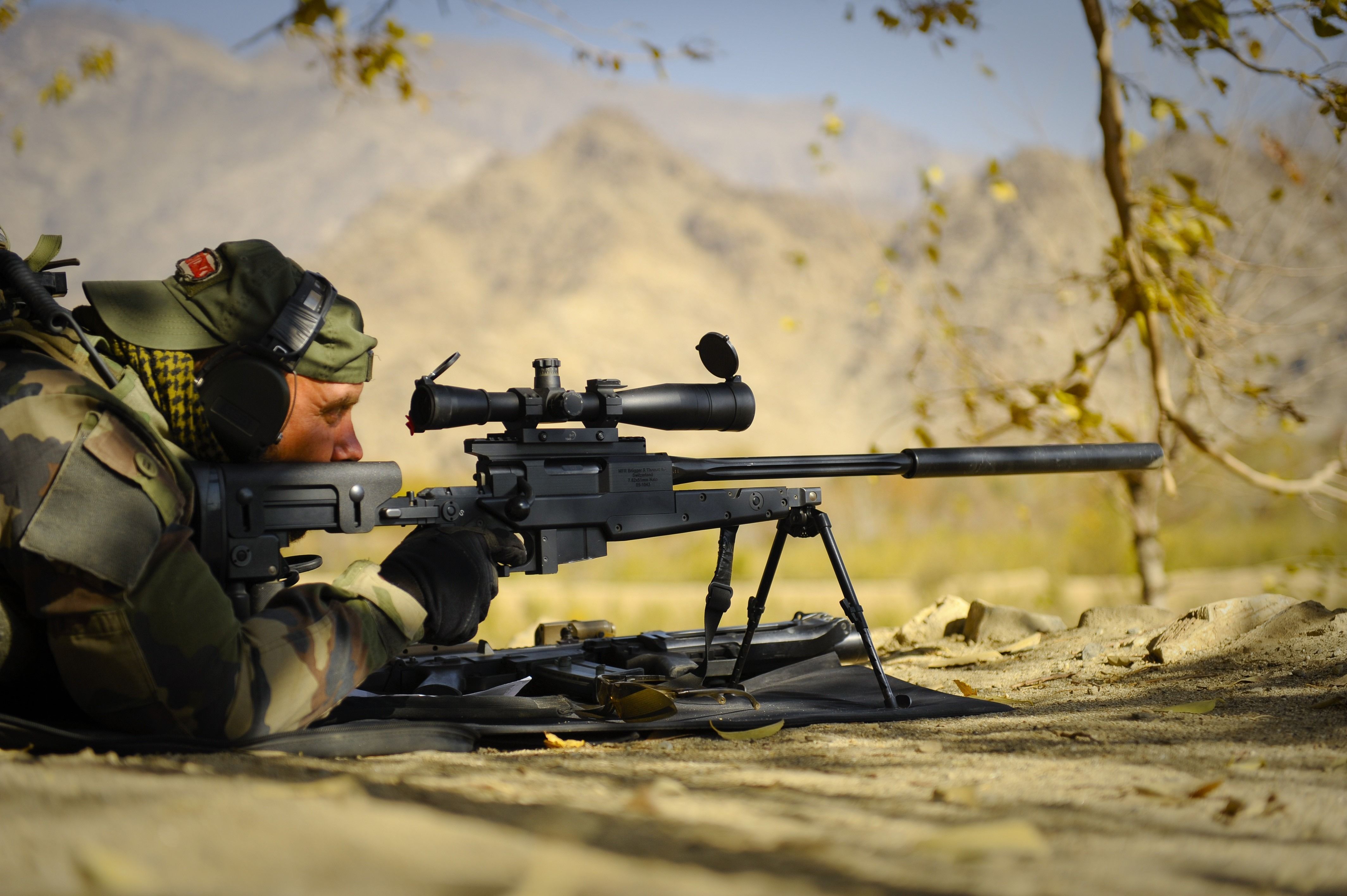 soldier, sniper, rifle, weapon, ambush wallpaper desktop background