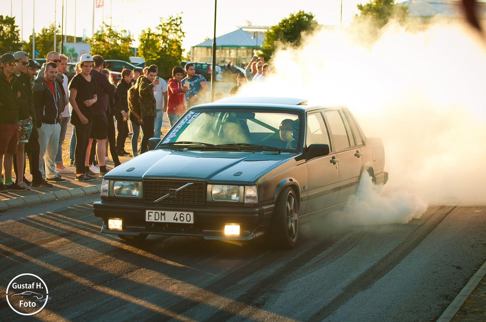 Wallpaper, Volvo, volvo 740, Gustaf H, Swedish cars, Sweden, Sedan, numbers, vehicle, car 2048x1360