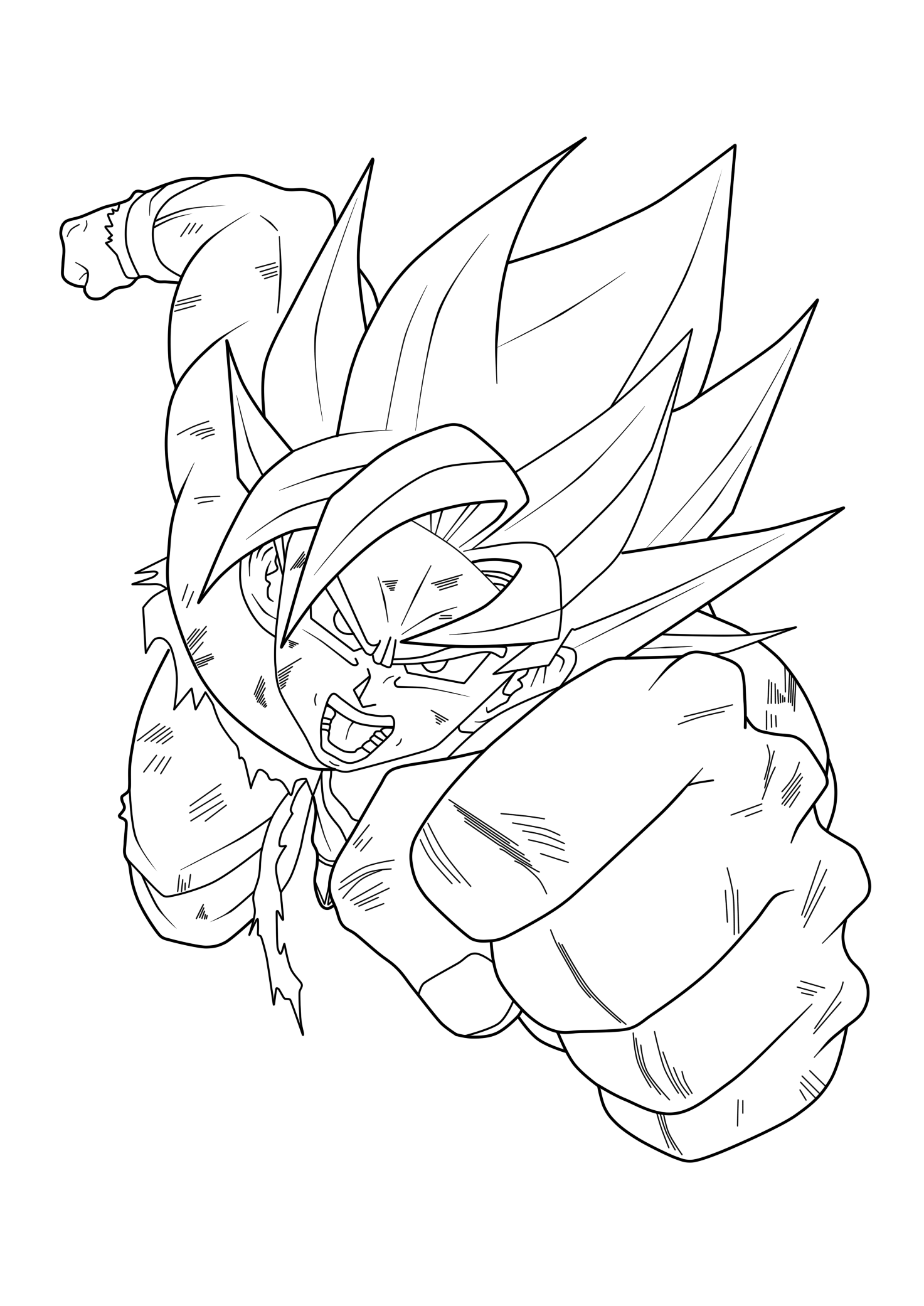 Goku. :Lineart:. Art. Dragon ball artwork, Dragon ball art, Dragon ball z