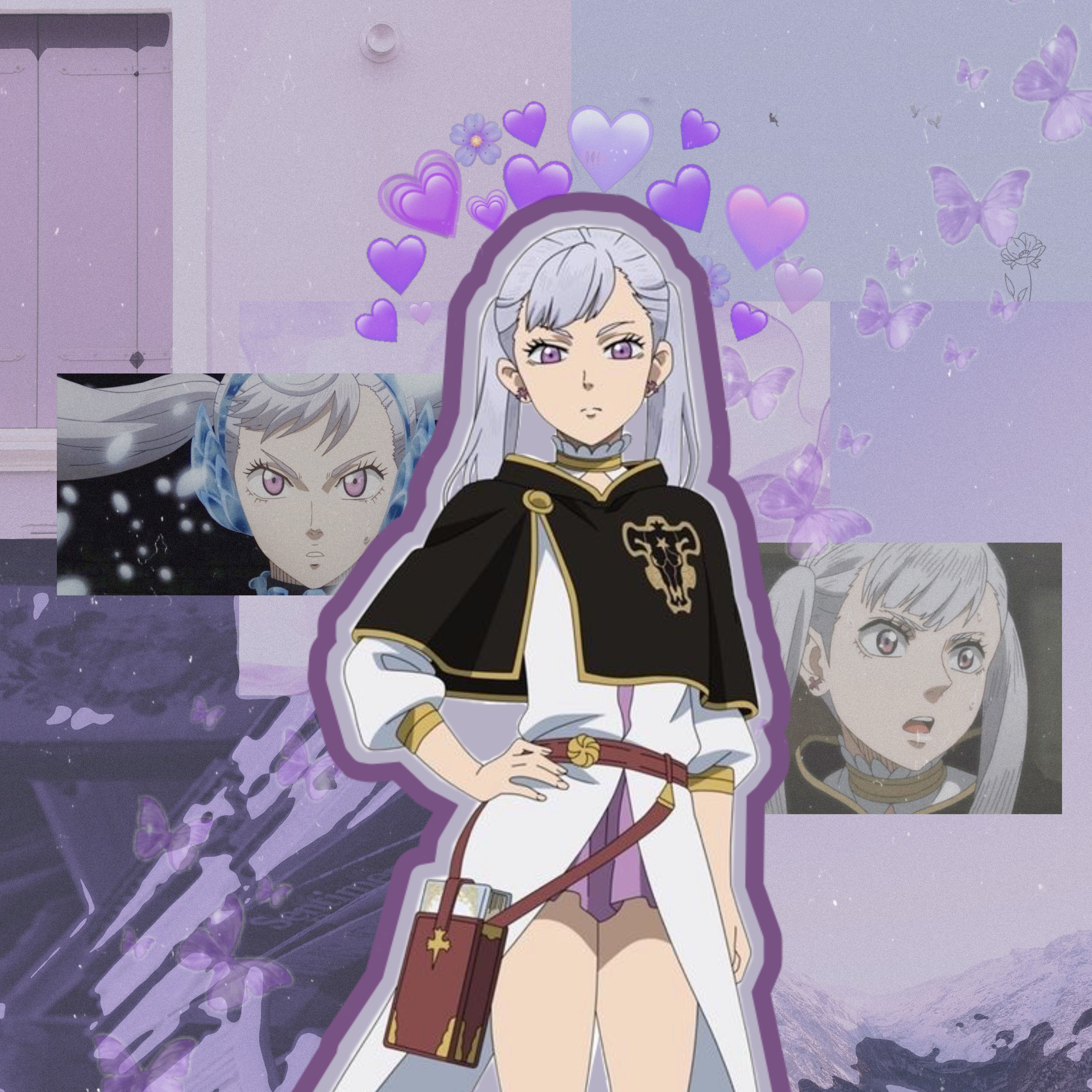 freetoedit #blackclover #noellesilva #purple #anime #manga #blackcloveranime #animeicon. Black clover manga, Black clover anime, Cute anime wallpaper