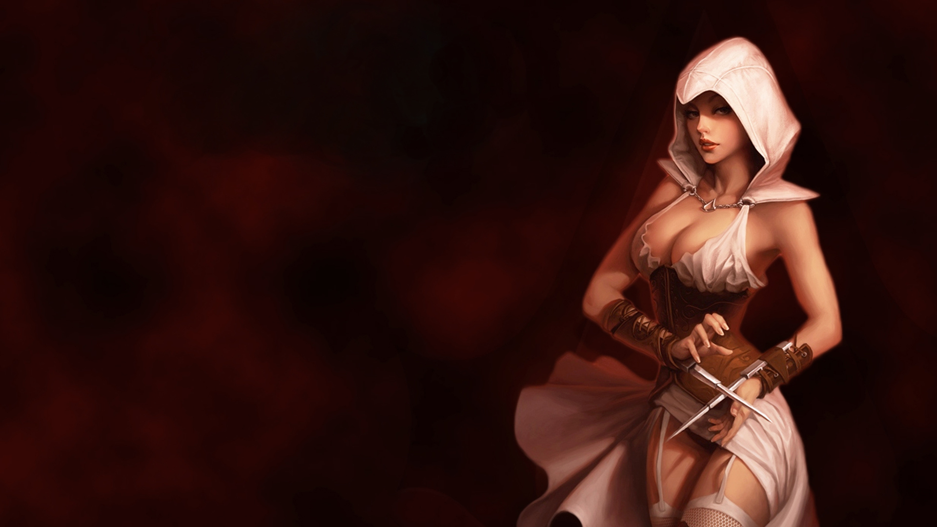 Free download wallpaper girl in the hood with stylets attached to the wrist in [1920x1080] for your Desktop, Mobile & Tablet. Explore Game Girl Wallpaper. Extreme Walls Wallpaper, All