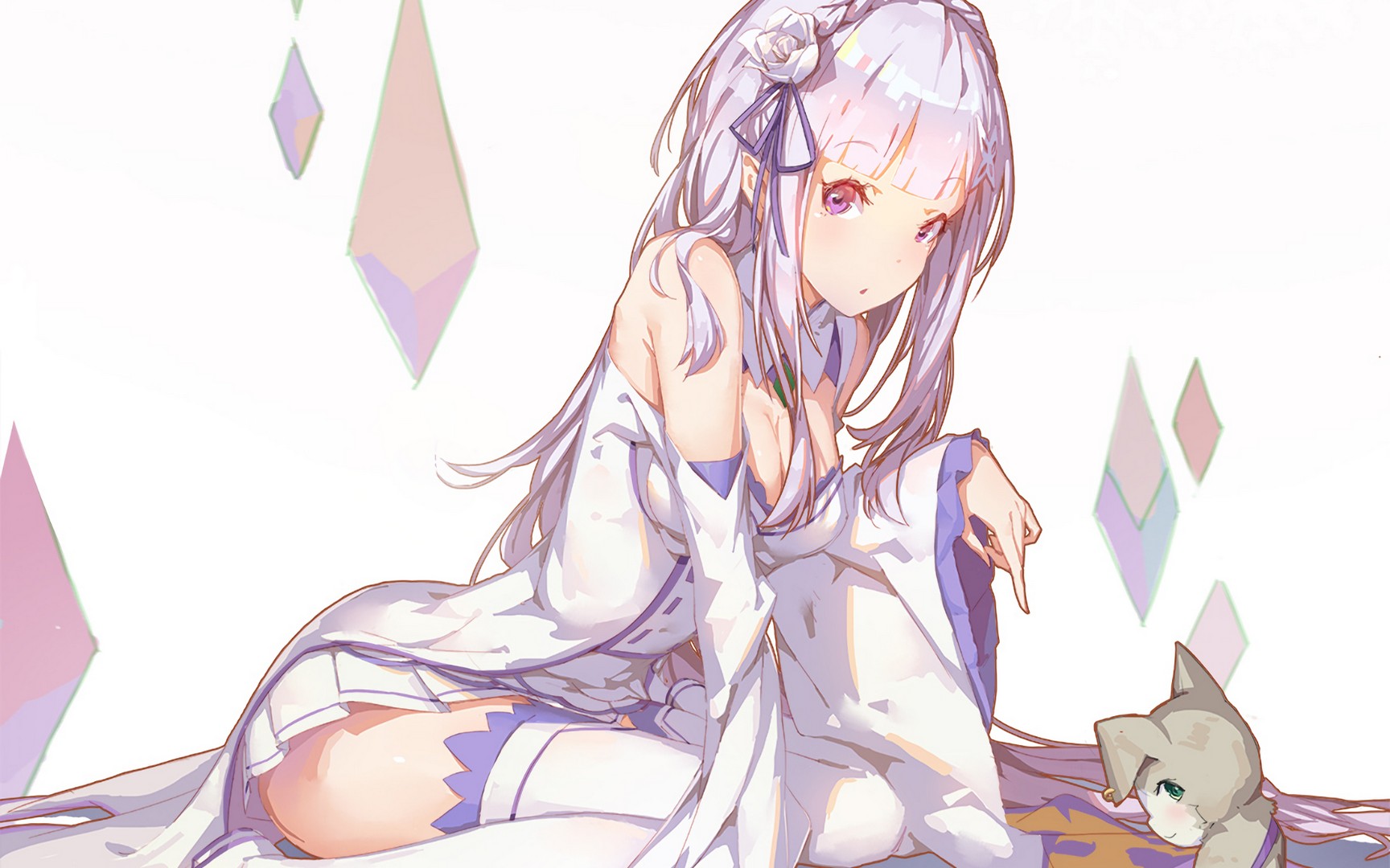 Emilia Re Zero Mac OS Wallpaper Live Wallpaper HD